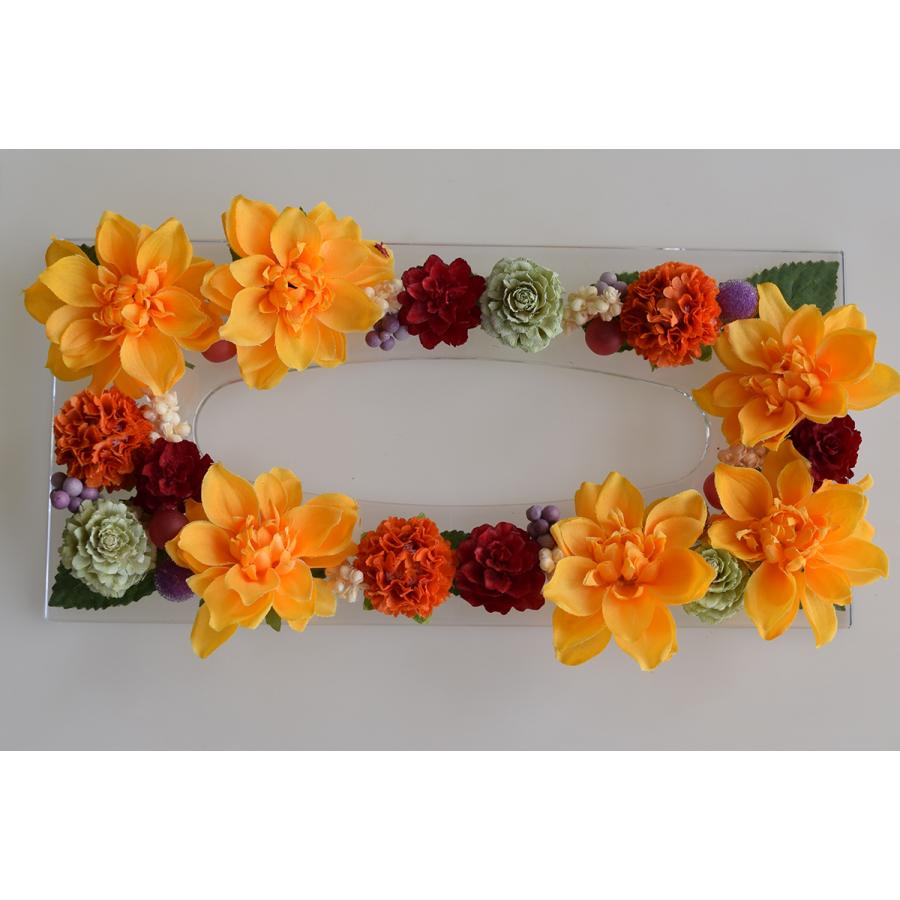 ギフト フラワーティッシュケース アクリルティッシュケース ボックス