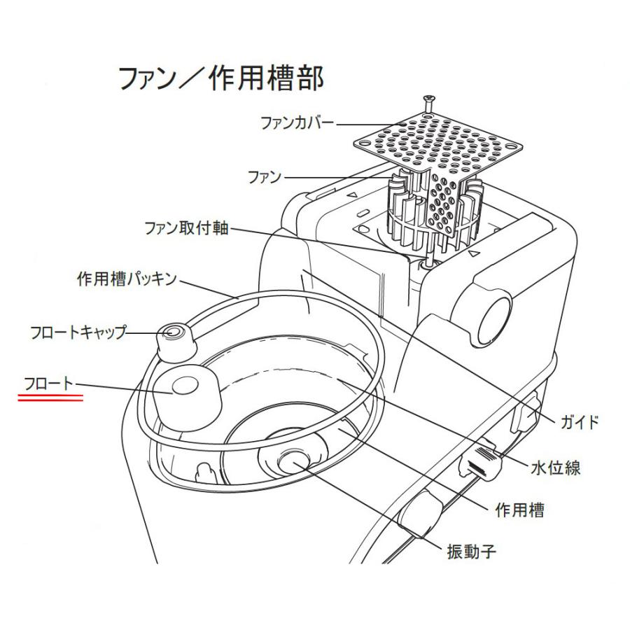 新鋭工業 コンフォートオアシス、コンフォート2000用 フロート