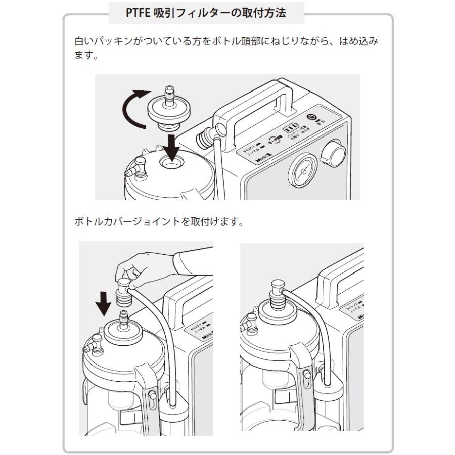 新鋭工業 吸引器部品 ミニックIII-S（ミニック3S）、ミニックIII-W