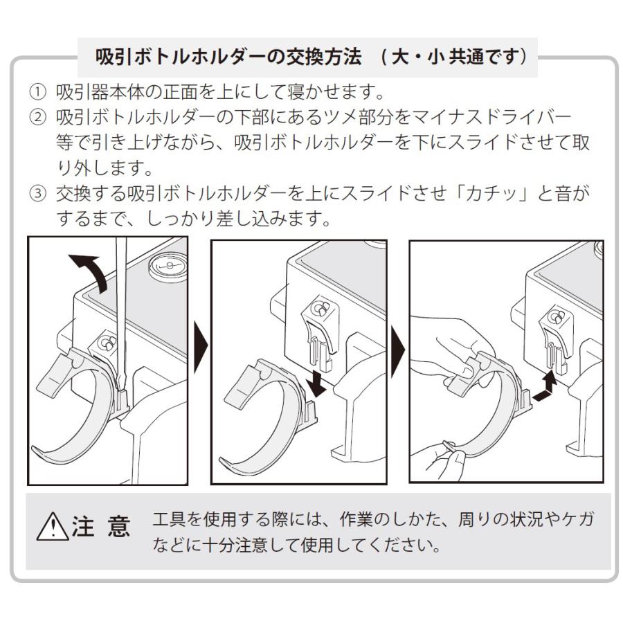 MiniS-1 吸引器 本体・吸引カップ・説明書付き 新鋭工業 吸引器部品 ミニックIII-S（ミニック3S）、ミニックIII-SD