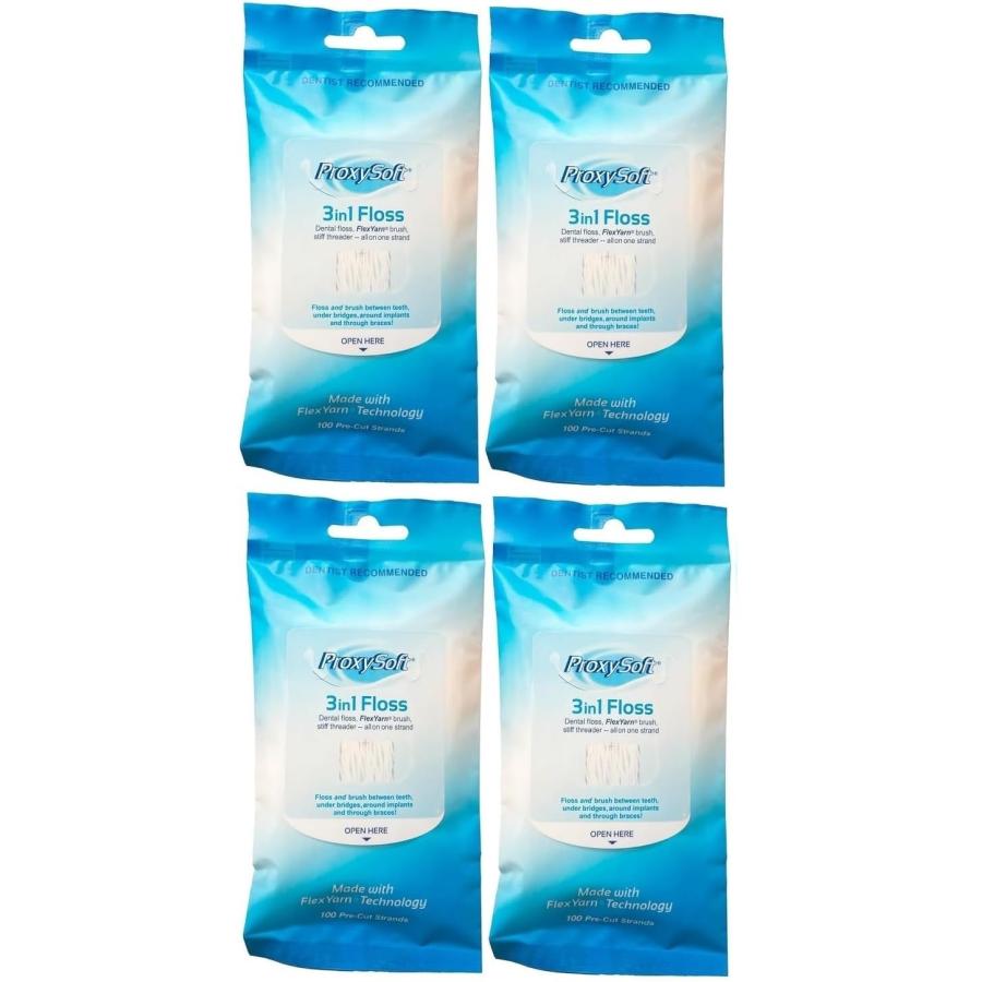 プロキシソフト 3in1レギュラータイプ 100本入×4個 | 