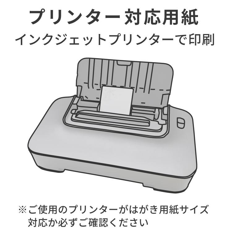 喪中はがき 寒中見舞い 用紙のみ 秋草 10枚 デザイン イラスト 絵柄印刷済み 無地 喪中 年賀状辞退 年賀欠礼 帰蝶堂｜aisatsujou｜04