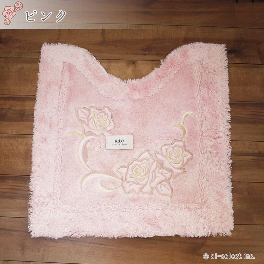 ai トイレマット 薔薇の表現でこれ以上優美なデザインは出て来ない