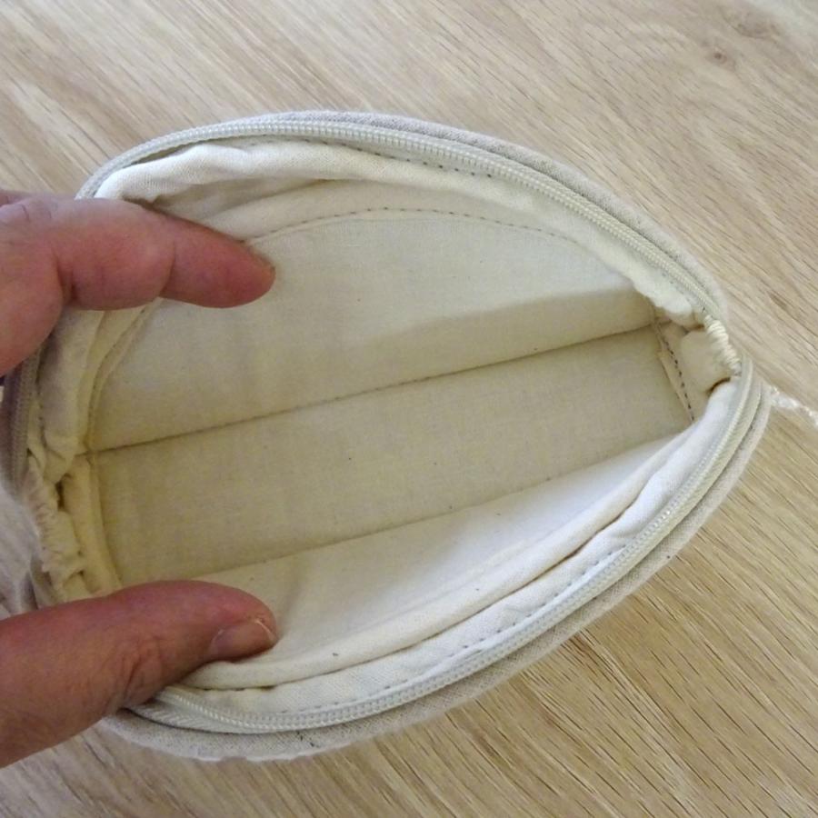 即納 人気のカフェカーテンが眼鏡ケースになりました ［cl25］ 布製 アイボリーチュール リネンベージュ 誕生日 結婚祝い ギフト プレゼント zk |  | 01