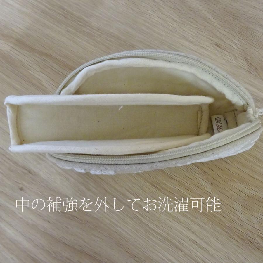 即納 人気のカフェカーテンが眼鏡ケースになりました ［cl25］ 布製 アイボリーチュール リネンベージュ 誕生日 結婚祝い ギフト プレゼント zk |  | 02