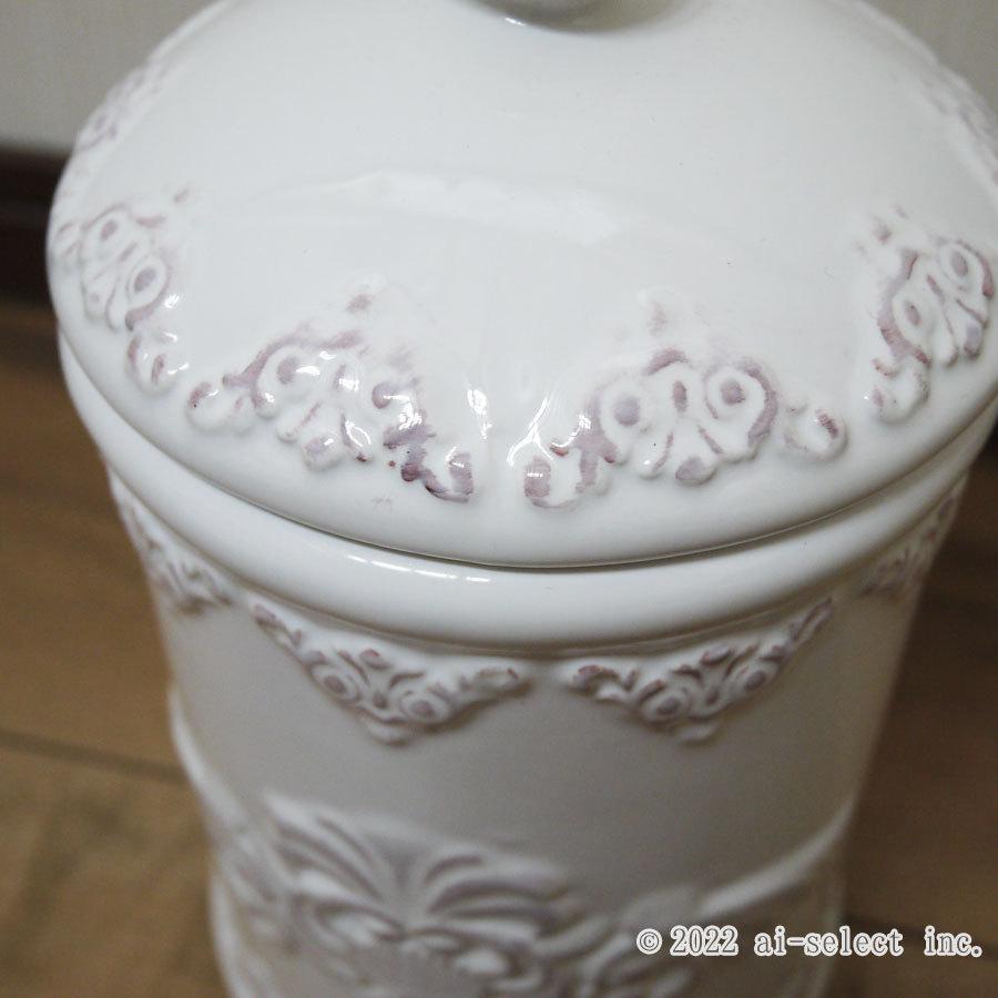 シャビー トイレポット エチケットポット 見つけました 即納コーナーポット 陶器 ホワイト ロイヤルアーデン ロココ アイセレクト ai-select おしゃれ かわいい |  | 03