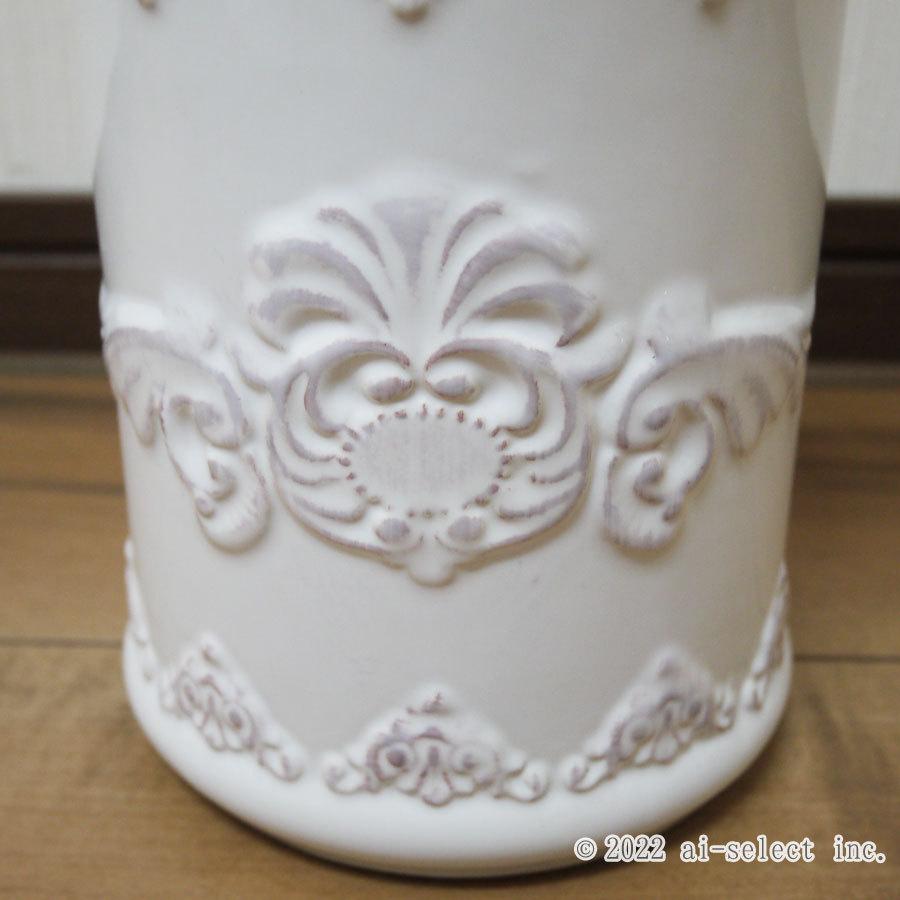シャビー トイレポット エチケットポット 見つけました 即納コーナーポット 陶器 ホワイト ロイヤルアーデン ロココ アイセレクト ai-select おしゃれ かわいい |  | 04