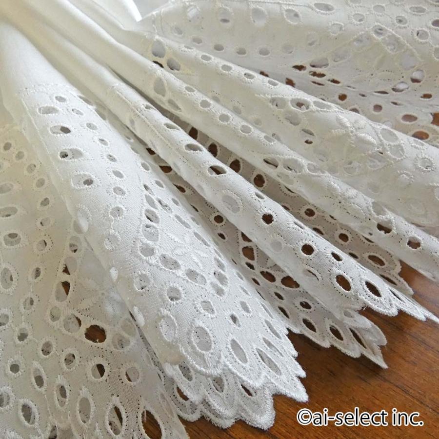 New ai 可愛い カフェカーテン カットワークレース 上質 綺麗 日本製 綿 横145×縦25cm 短い 小窓 食器棚 ベリーショート ホワイト コットン ナチュラル |  | 03