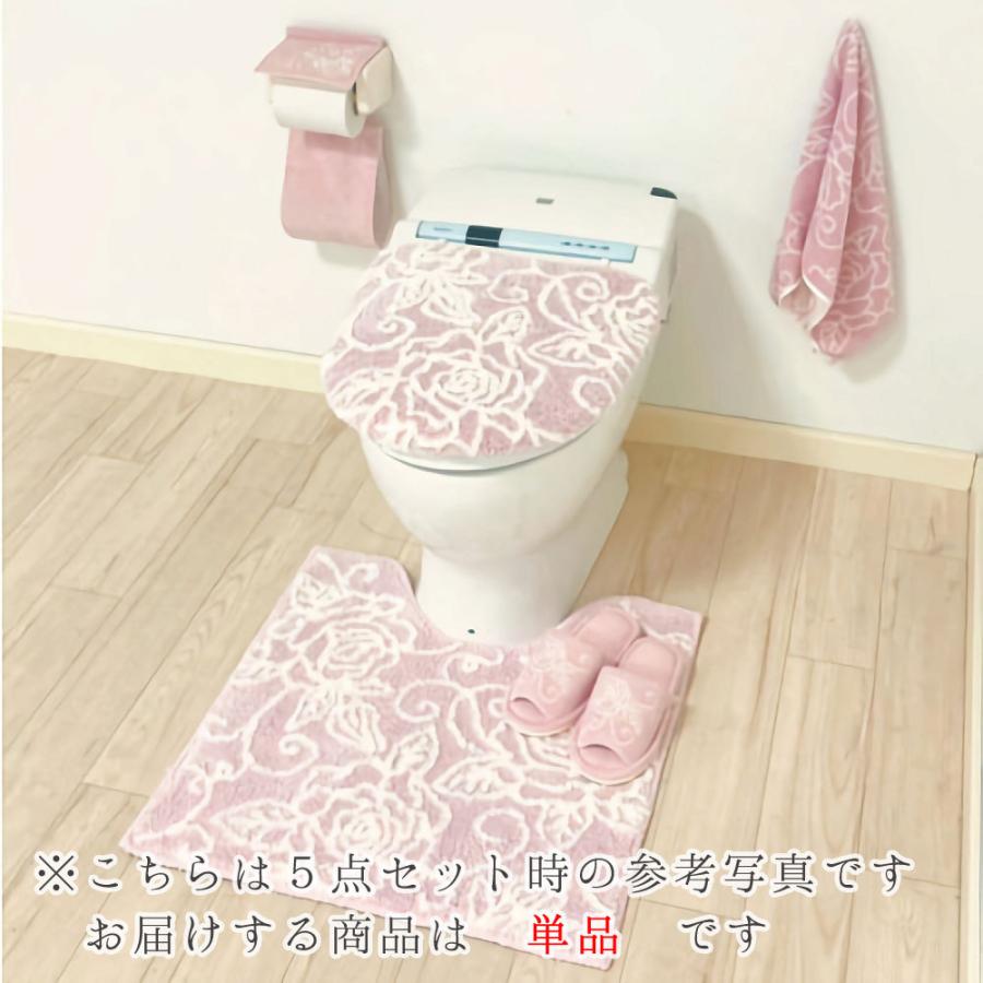 トイレスリッパ aiクリアローズ 薔薇 雑貨 洗濯機で洗える バラ おしゃれ　可愛い タオル生地 人気 前開き　綺麗　 洗える　ばら　タオルスリッパ　神戸カフェカ |  | 09