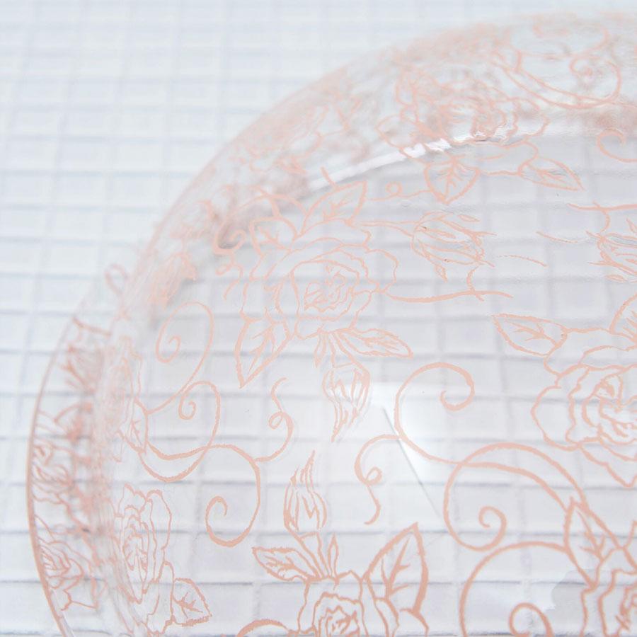 ウォッシュボウル クリアローズ エレガントな薔薇模様 選べる2色 ピンク ホワイト 洗面器 ウオッシュボール ワンランク上の高級感 おしゃれ 綺麗 パステルカラー |  | 02