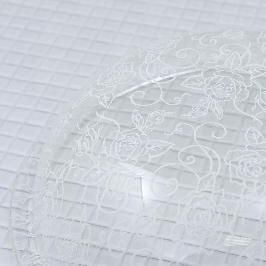 ウォッシュボウル クリアローズ エレガントな薔薇模様 選べる2色 ピンク ホワイト 洗面器 ウオッシュボール ワンランク上の高級感 おしゃれ 綺麗 パステルカラー |  | 05