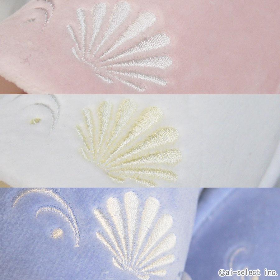 あすつく　スリッパ 貝の形 スラン シェル 海 おしゃれ エレガント マリンスタイル ホワイト ピンク ブルー フリーサイズ 洗えるスリッパ　綿　タオル生地　素足 |  | 05