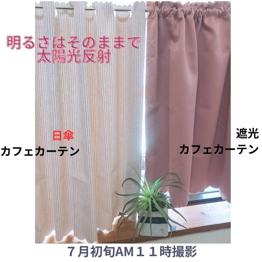 ai 窓で節電 日傘 カフェカーテン アルミ箔の生地で最高の遮熱 ポスト