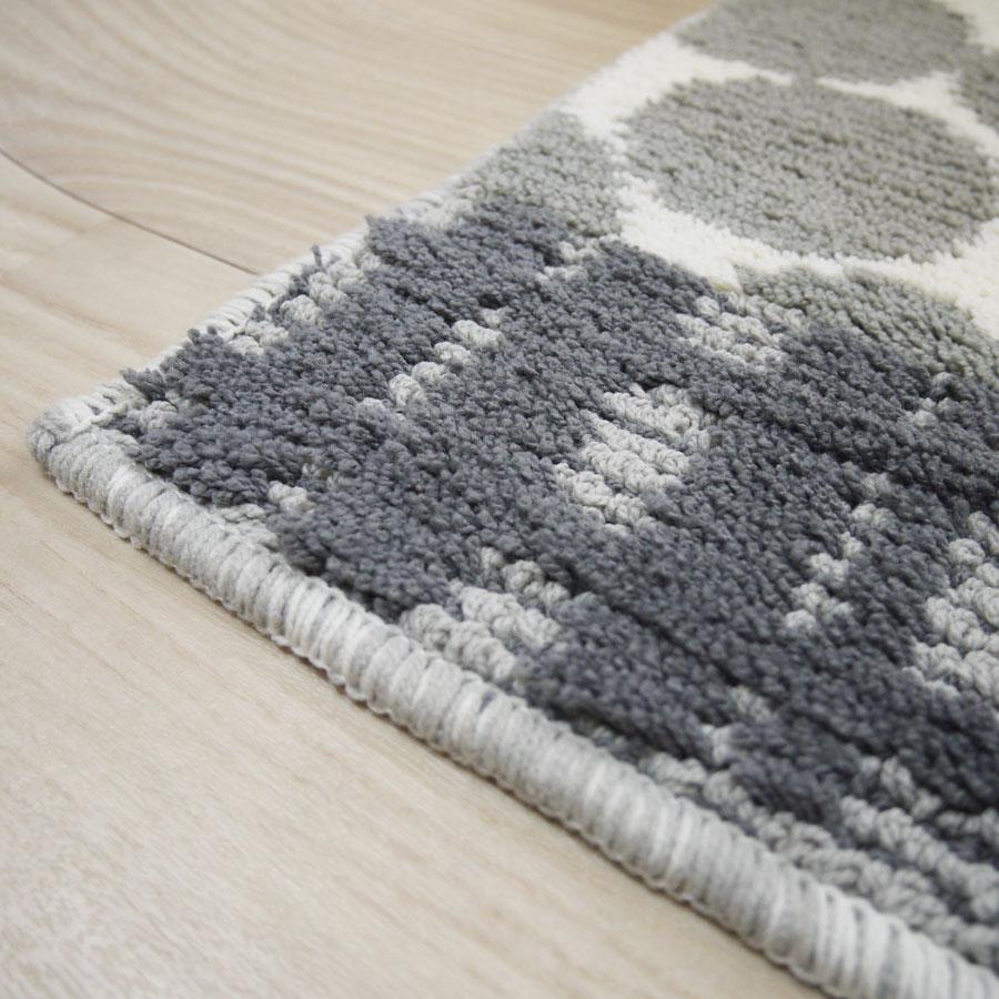 即納 トイレマット 単品 水玉模様 シンプル モダン 合わせ易い キリン柄 ランダムドット グレー ライトグレー 可愛い おしゃれ かわいい |  | 03
