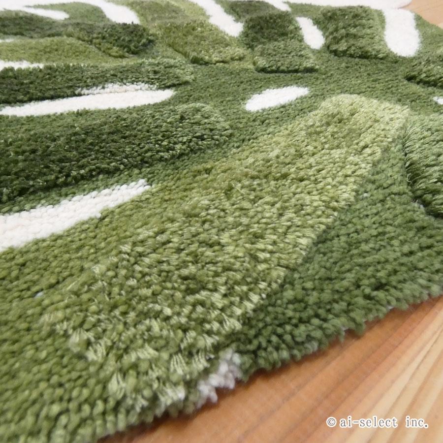 NEW ワンランク上 大人のモンステラ 60cm トイレマット レフティ 上質な浸透プリント採用 立体感 ナチュラル 自然 おしゃれ 日本製 |  | 02