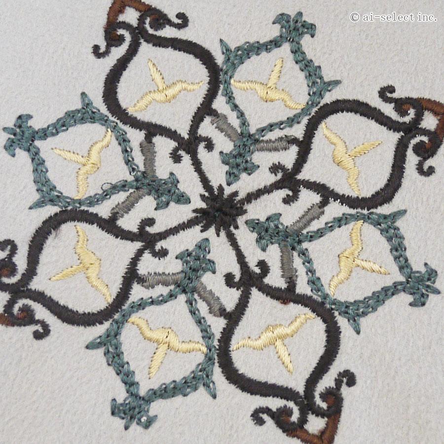 即納　ペルシャの伝統工芸ミーナカーリーを模した刺繍入り ペーパーホルダーカバー 結婚祝い 新築祝い おしゃれ ラグジュアリー ゴージャス　モダンエレガンス |  | 02