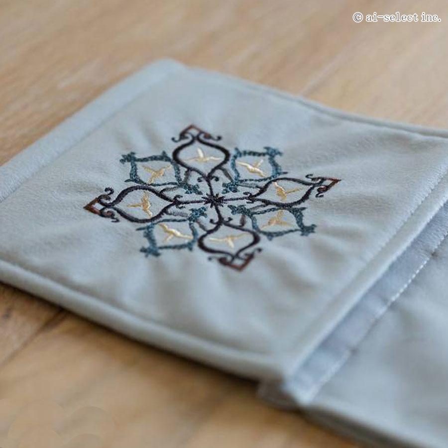 即納　ペルシャの伝統工芸ミーナカーリーを模した刺繍入り ペーパーホルダーカバー 結婚祝い 新築祝い おしゃれ ラグジュアリー ゴージャス　モダンエレガンス |  | 03