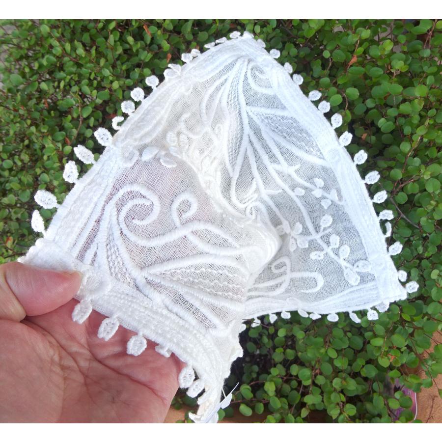 ガーゼタオル 今治発 クローバー スズラン ローズ タオルの糸で描かれたデザイン 日本製 ai ギフト タオルハンカチ 可愛い 北欧 お返し mom |  | 04