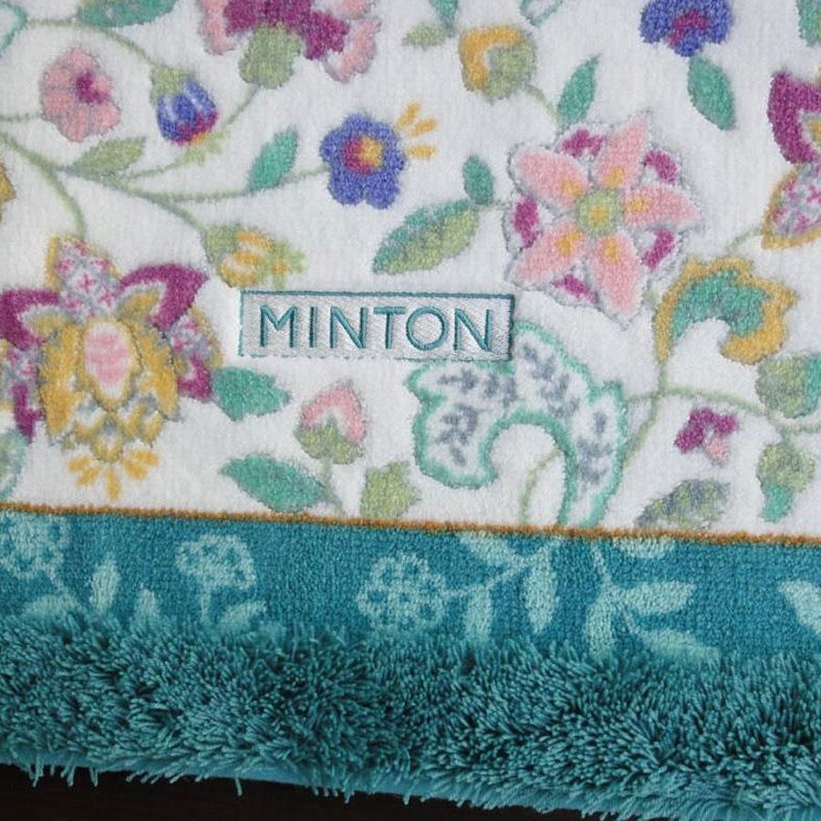 今だけ特別価格　SALE　胴長トイレマット　ロング　ＭＩＮＴＯＮ 風水ラッキーカラー アップルグリーン 薄緑 オレンジ ピンク ミント ボタニカル柄 MINTON ミン |  | 04