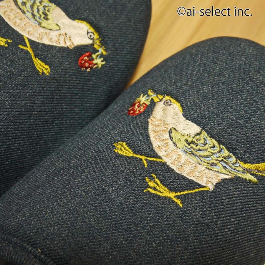 スリッパ 即納 ウイリアムモリス いちご泥棒 鳥 MORRISDESIGNSTUDIO 水色 北欧 ルームシューズ 来客 レディース 川島織物セルコン LC |  | 03