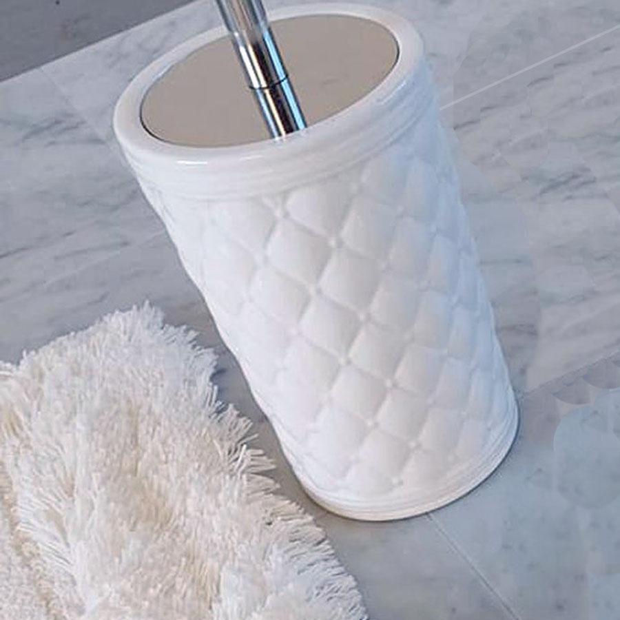 人気　即納　おしゃれな　白いトイレブラシ　M’scode　マトラッセ　デザイン インテリア ラグジュアリーotona　可愛い　陶器　エレガント　トイレルーム　揃い |  | 01