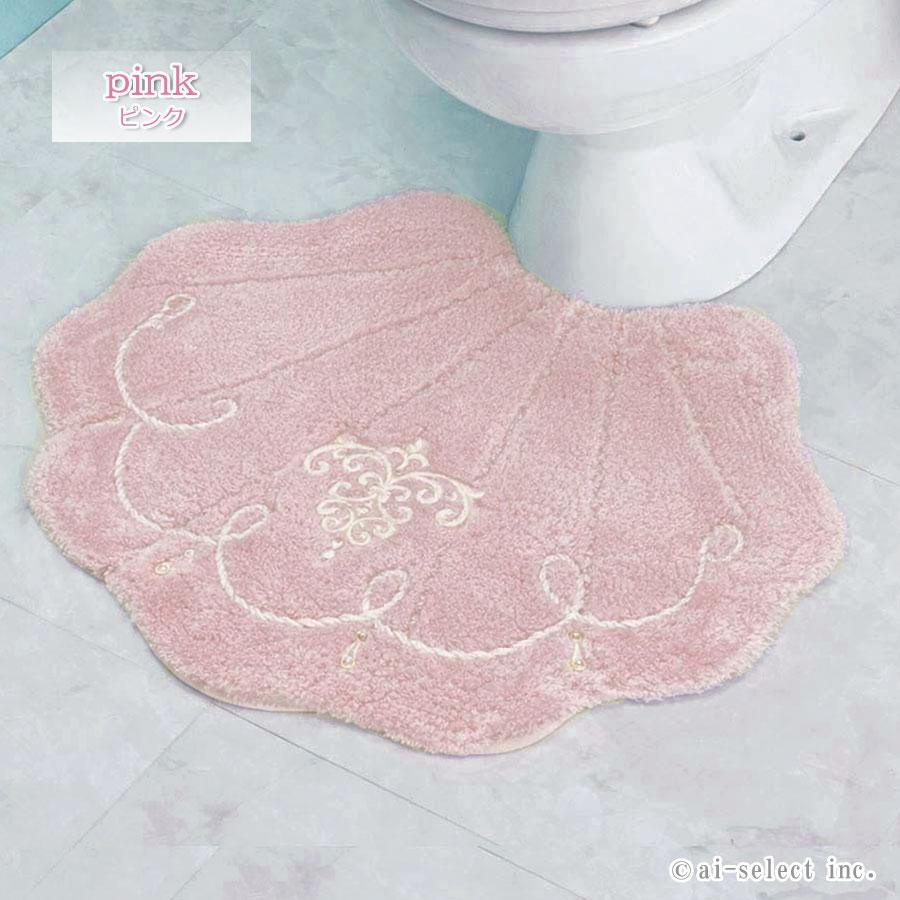 aiトイレマット ＆ フタカバー 2点セット 吸着 タイプ 兼用フタカバー マルチ ロマンスシェル おしゃれ 高級 可愛い 北欧 エレガント 貝の形 海 アイボリー ブル |  | 05