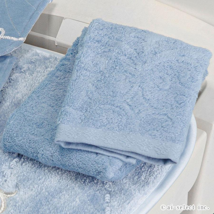 トイレマット 4点セット フタカバー無し ロマンスシェル 吸着 兼用