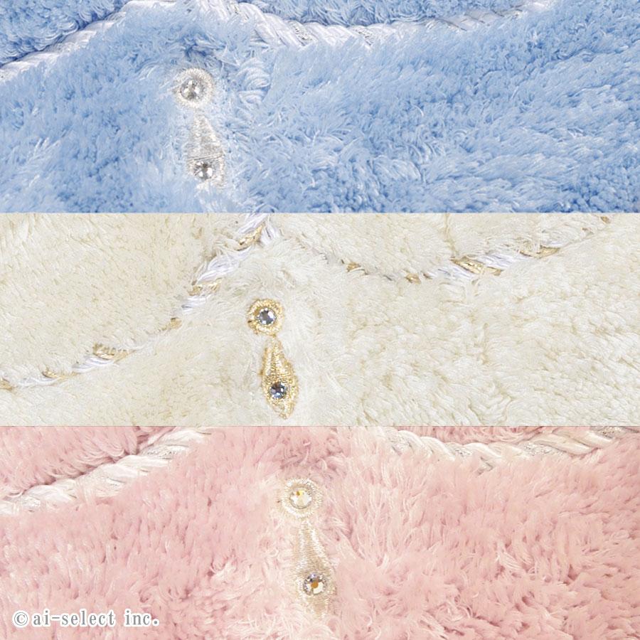 約55cm×85cm玄関 インテリアマット 玄関マット バスマット ラグマット ロマンスシェル おしゃれ 高級 可愛い エレガント ホワイト アイボリー ブルー 金糸 銀糸 |  | 08