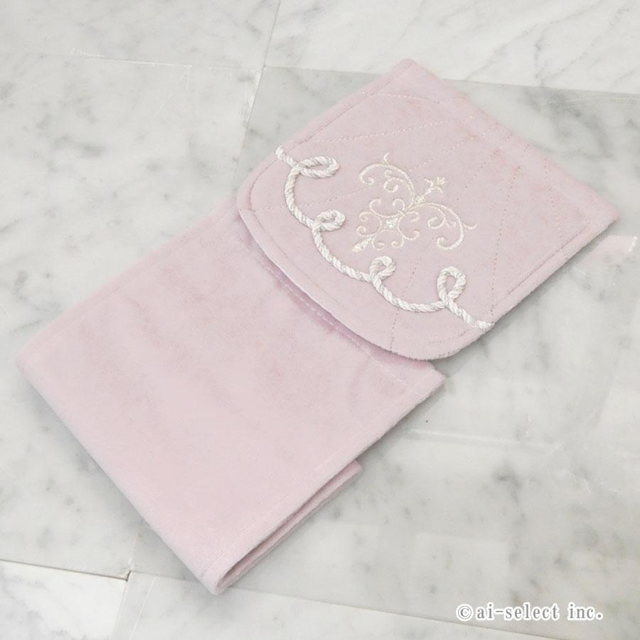 ai 即納 ペーパーホルダーカバー ロマンスシェル おしゃれ 高級 可愛い 北欧 エレガント 貝の形 海 アイボリー ブルー ピンク 金糸 銀糸 刺繍 シェル 貝 ラメ ビ |  | 07