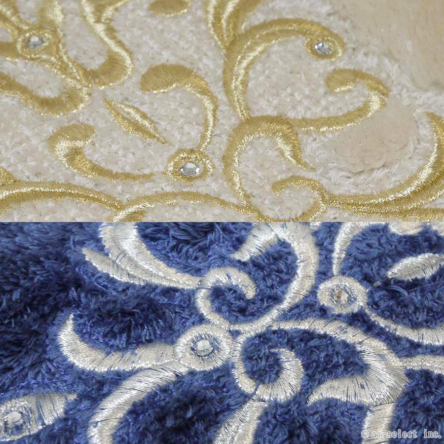 ai 即納　約95×70cm トイレマット 単品 ロイヤルパレス 胴長　耳長　おしゃれ 高級 可愛い 北欧 エレガントゴージャス ベージュ ネイビー　ブルーエレガント か |  | 16