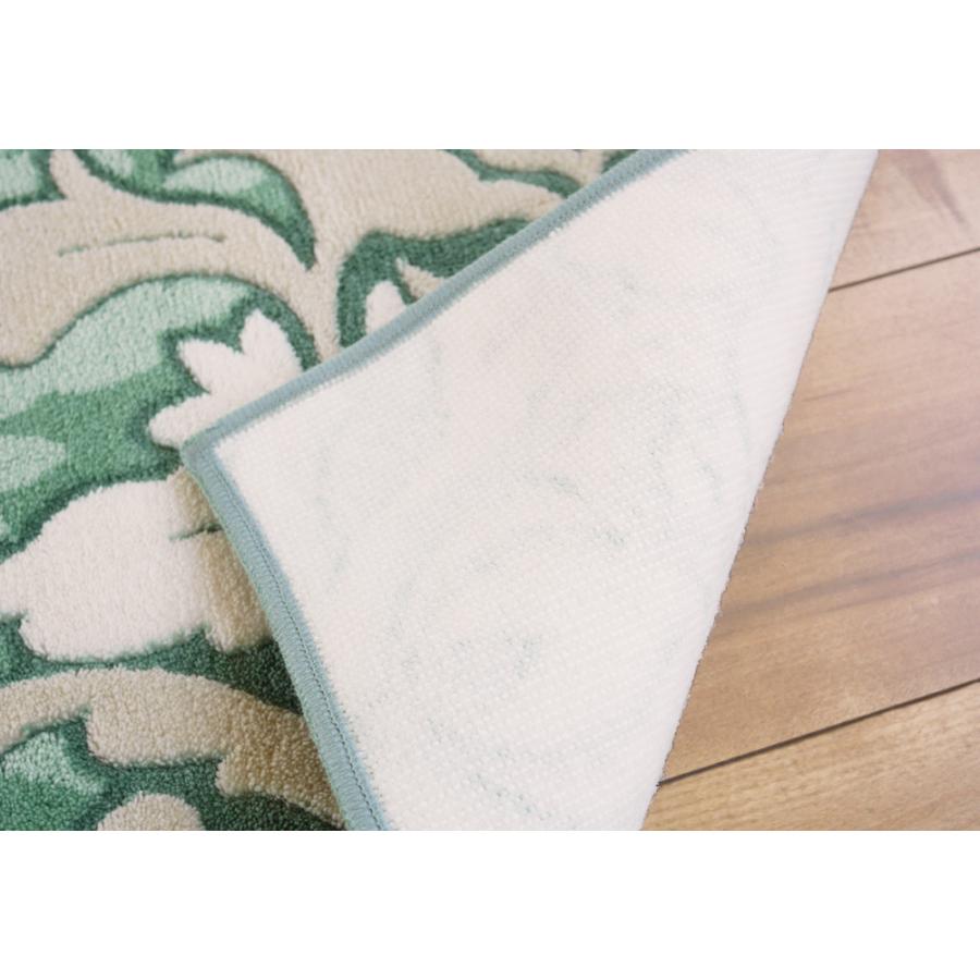 薄くても高級感のある　送料無料（離島北海道以外）バスマット 約45ｘ60ｃｍ　SALE ［季］ グリーン 2025年のラッキーカラー　ラベンダー 北欧 ダマスク模様  高 |  | 04