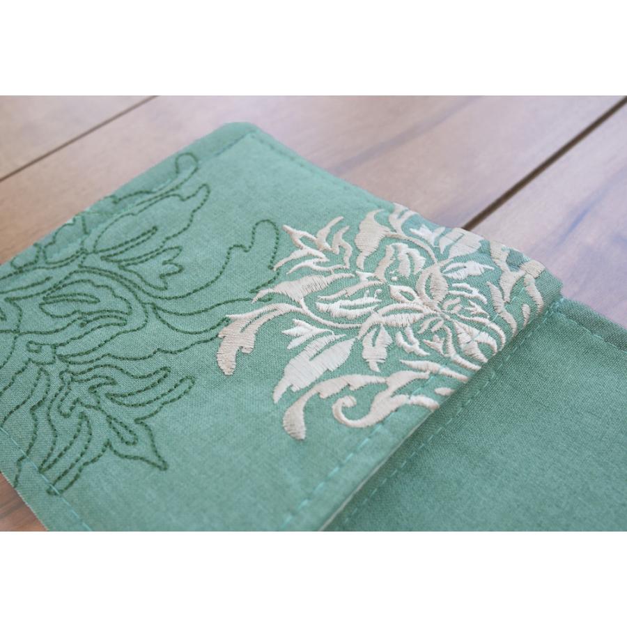 SALE ポスト投函で送料無料半額以下　2400円⇒1000円ポッキリ（税別）代引き不可　サミーラ グレーベージュ トルコブルー グリーン おしゃれ 可愛い ダマスク ア |  | 02