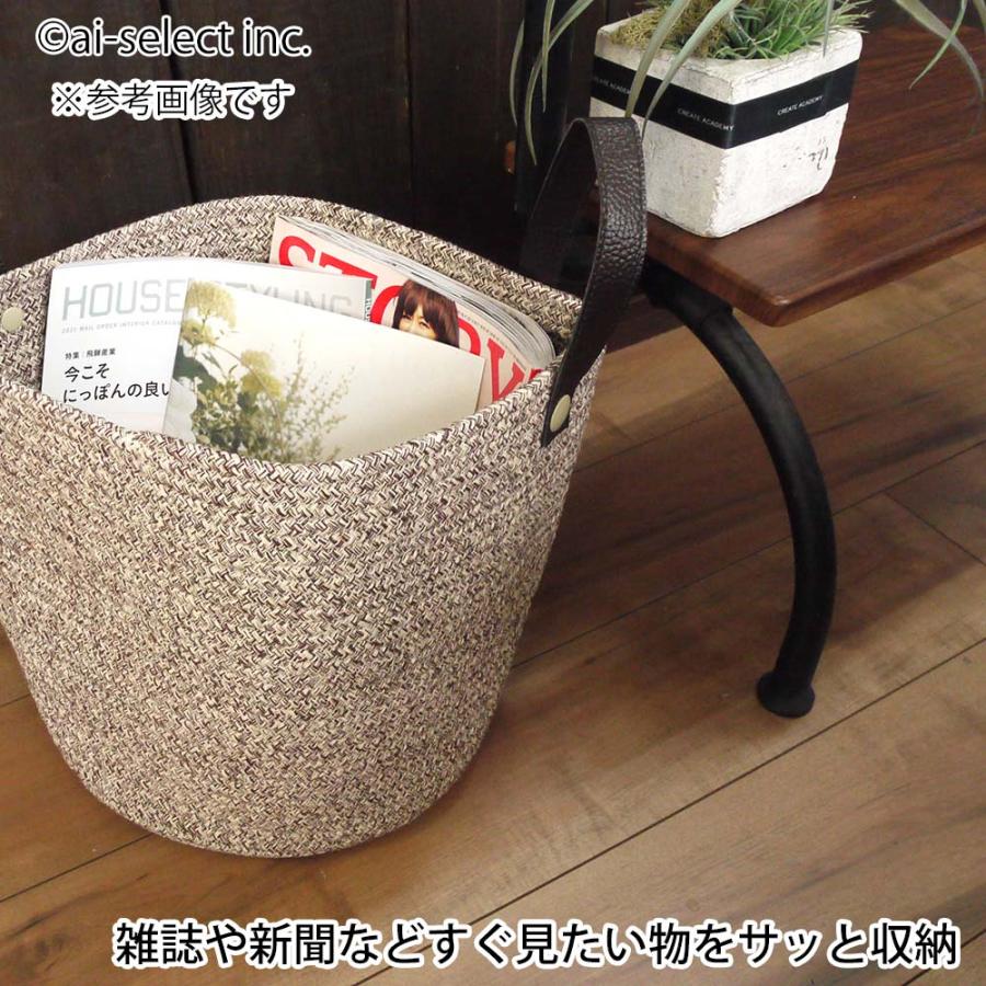 収納力抜群 ストレージバスケット 収納かご ランドリー ブラウン インテリア 北欧 ナチュラル雑貨 おもちゃ 雑誌 スリッパ 持ち運び簡単 |  | 01