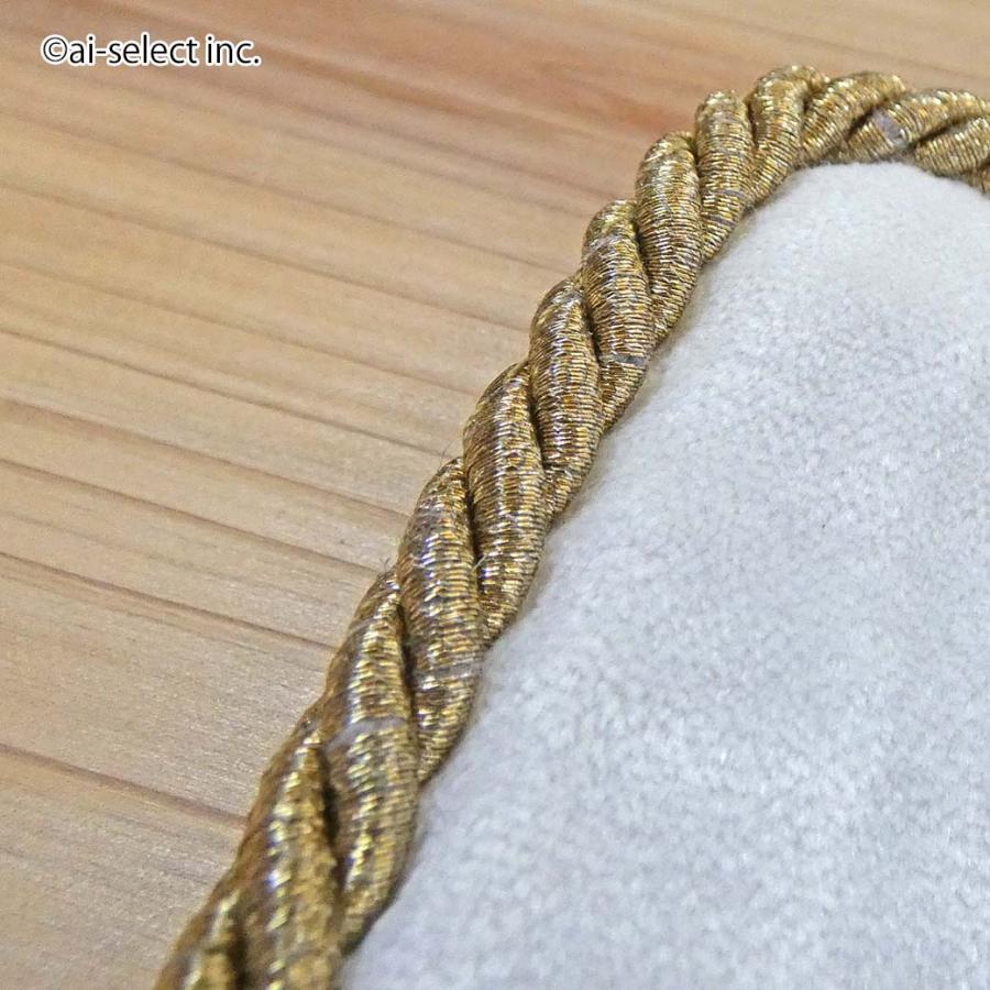 New 中材付きクッションカバー 30×50cm 華やか刺繍 ホワイト 長方形 即納 ヨーロピアン クラシカル ブレード付 ラグジュアリー 光沢 ソファー ベッドの画像
