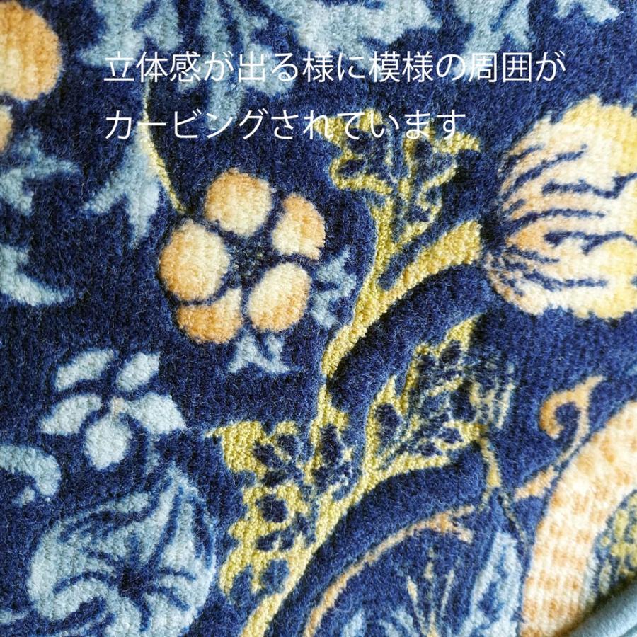 リニューアル キッチンマット 即納 50×180cm 洗面マット ウイリアムモリス 日本製 程よい薄さ システムキッチン にも最適 上品なデザイン 鳥 いちご泥棒 イチの画像
