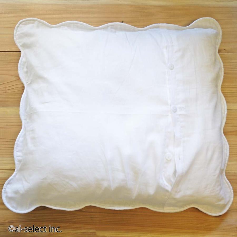 ai 即納 手持ちの座布団もリビングで利用できる 真っ白座布団にリメイク出来るカバー 座布団カバー 中身は含みません 価格以上に上質 店長お勧め ホワイトキルト |  | 03