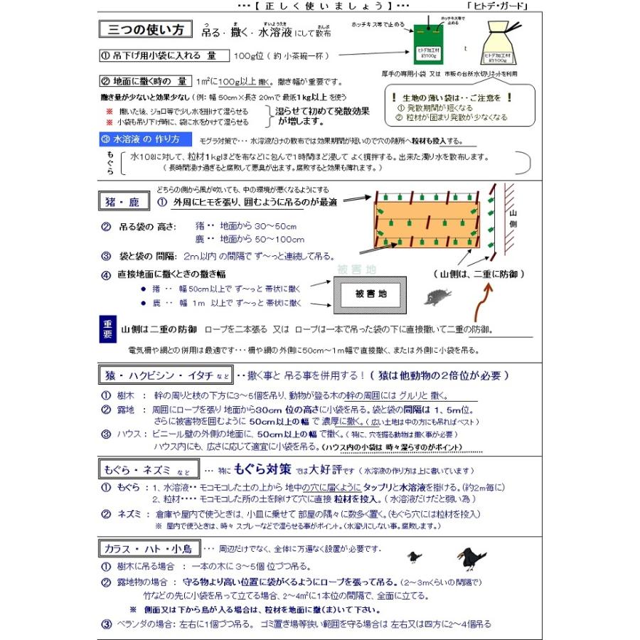 鳥獣忌避剤 ヒトデガード5kg入り Hitode5 アイシンヤフー店 通販 Yahoo ショッピング