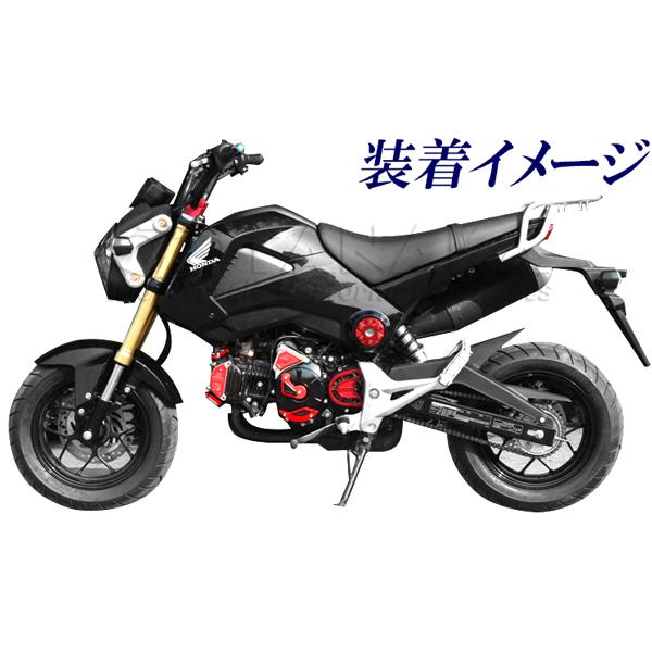 グロム/GROM/MSX125用タペットカバープロテクター　イエロー｜aishinshop｜02