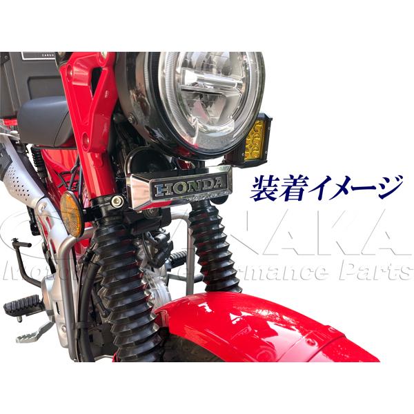 CT125 ハンターカブ用　HONDAフロントフォーク　エンブレムセット TYPE-1【レターパック代引不可】_1