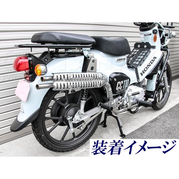 クロスカブ110(CC110)用 ダブルエンドマフラー : あいしんショップ