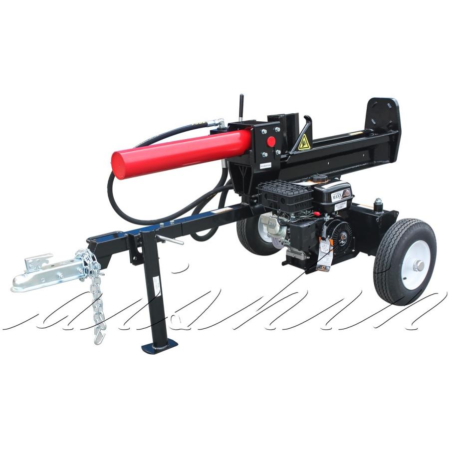 組立説明書付 6.5HPガソリンエンジン式 22T薪割り機 ハイパワー 縦割り