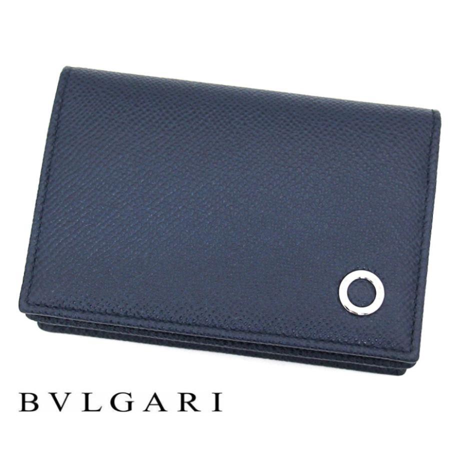 BVLGARI [ブルガリ] 名刺入れ BBMan 288287 メンズ BlueMedium [並行  