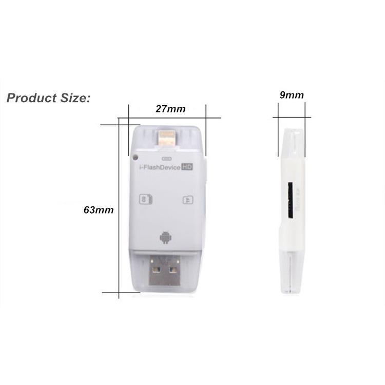 電子版マニュアル有り I Flash Device Hd 写真や動画 音楽などを直接転送 最新ios対応 Android メモリーカードリーダー容量不足 メモリ解消 Sd Reader A I Shop 通販 Yahoo ショッピング