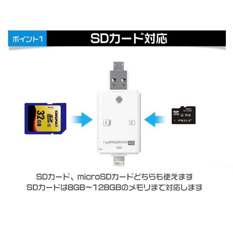 電子版マニュアル有り I Flash Device Hd 写真や動画 音楽などを直接転送 最新ios対応 Android メモリーカードリーダー容量不足 メモリ解消 Sd Reader A I Shop 通販 Yahoo ショッピング