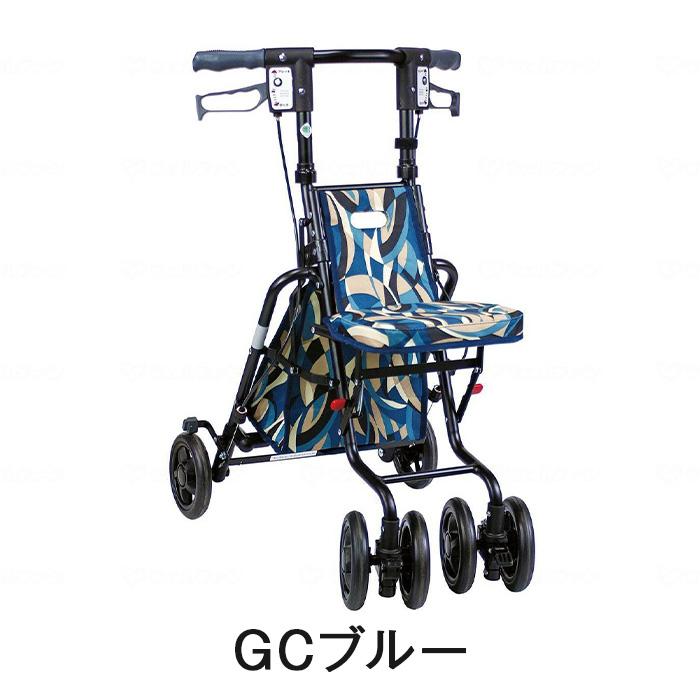 美品　折りたたみ式シルバーカー サニーウォーカーSP(小) サニーウォーカーSP -小- ダマスクピンク ｜ シルバーカー・歩行