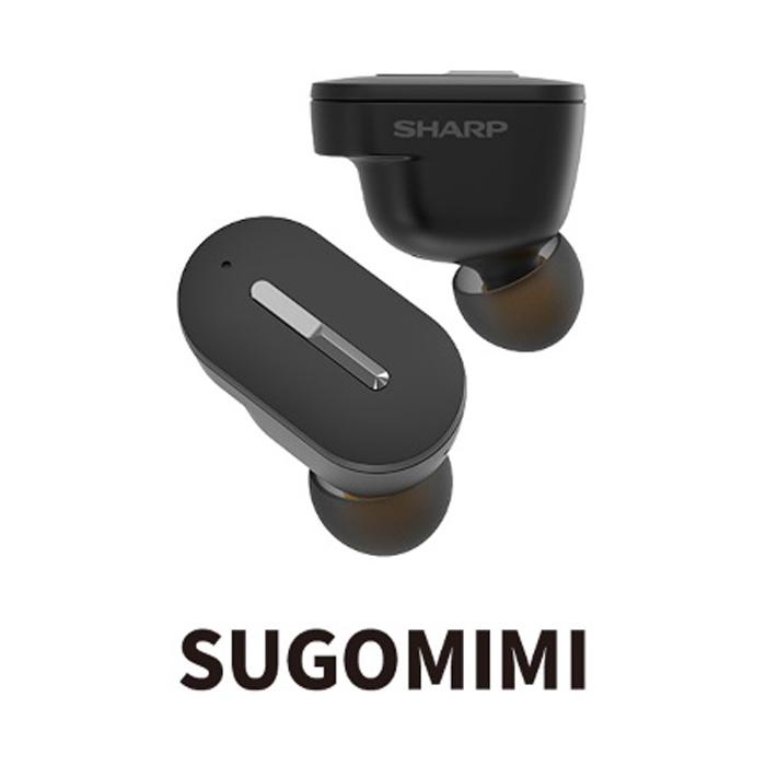 SHARP MH-L1SG SUGOMIMI ワイヤレスイヤホン　フルセット SHARP シャープ 聴覚拡張型イヤホン SUGOMIMI スゴミミ MH-L1SG