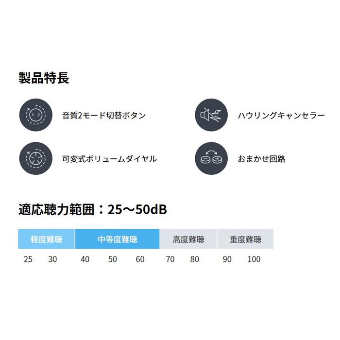 ニコン（Nikon） 補聴器 ニコン・エシロール 耳穴型 イヤファッション