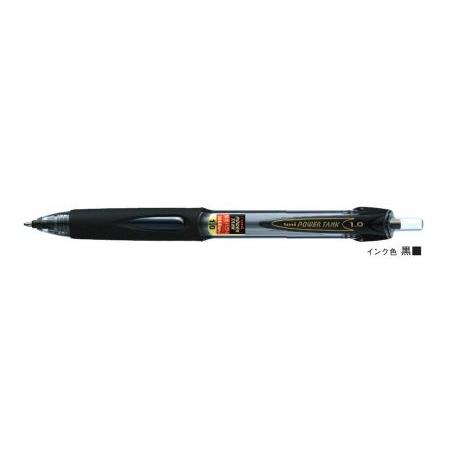 三菱鉛筆 油性ボールペン パワータンク スタンダード 黒 SN200PT10.24 名入れ(パッド) 【ご注文単位 10本】｜aisol33