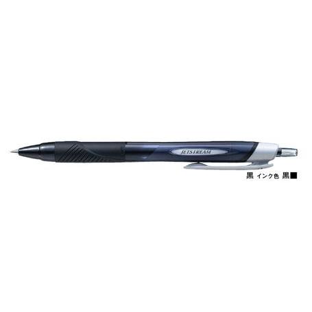 黒いスリムボールペン ジェットストリーム 三菱鉛筆 油性ボールペン スタンダード 0.38