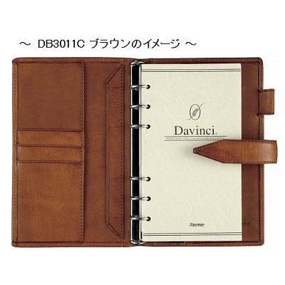 【名入れ代込】ダ・ヴィンチ グランデ 聖書サイズ システム手帳 ロロマクラシック ブラウン DB3011C  名入れ 【レイメイシステム手帳】 | ダ・ヴィンチ | 03